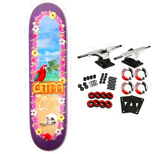 ATM Click Skateboard Complete Parrot 8.25