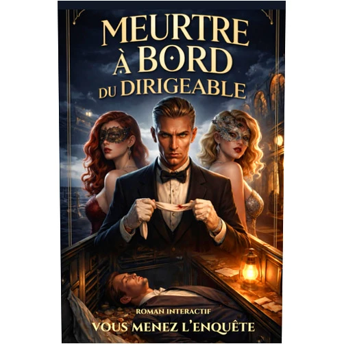 André Huan Meurtre à bord du dirigeable: Vous êtes le détective (French Edition)