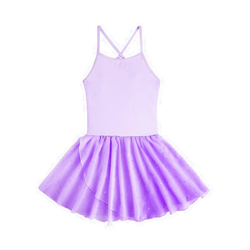 EQSJIU Toddler Ballet Leotard for Girls Camisole Solid Leotards Dance Skirts Kids Ballerina Dress Ballet Clothes 2-10 Years