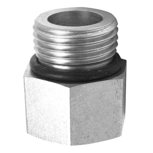 Parker Fluid Connectors Parker 6-3/8 F5OG-S SAE Adapter 9/16-18 ORB Male X 3/8 NPTF Female StlL8