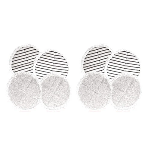 Bissell 2124 Spinwave Mop Pad Kit Replacement Pads, White (Pack of 2)