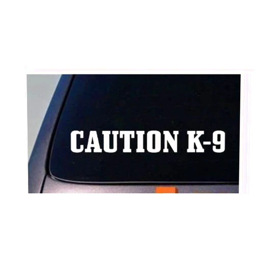 3LEGENDS LLC Caution K-9 Dog on Board 2 Pieces 0f 12
