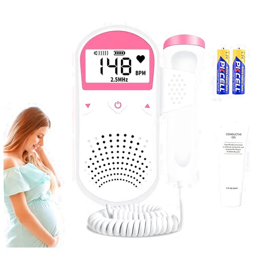 Naboet Bags for Baby Monitor Heartbeat Pregnancy Accessories Pocket Portable Doppler Fetal Heart Rate Monitor Bag Easy to Use at Home-C1