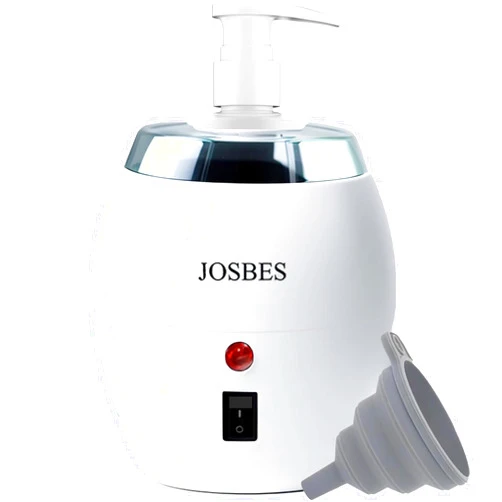 JOSBES Professional Salon & Spa Chairs Accessories, Massage Oil Warmer, Lotion Warmer, One Touch Temperature Control, 15 Minutes Complete Heating, Can be Used with Salon, Spa(White (Funnel))