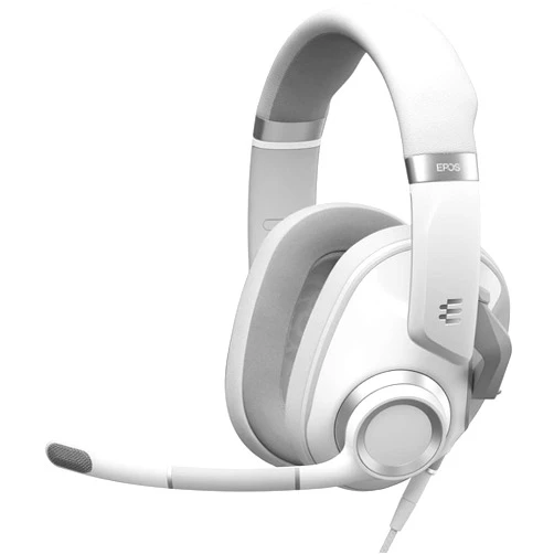 EPOS Gaming H6Pro - Closed Acoustic Gaming Headset with Mic - Over-Ear Headset – Lightweight - Lift-to-Mute - Xbox Headset - PS4 Headset - PS5 Headset - PC/Windows Headset - Gaming Accessories -White
