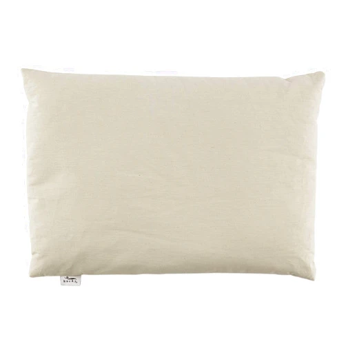 Bucky 100% Cotton Buckwheat Filled Pillow Collection, 1 Count (Pack of 1), Natural Twill