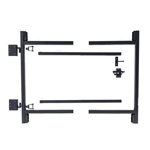 Adjust-A-Gate Full Frame Gate Fence Kit, Hardware for Openings 36