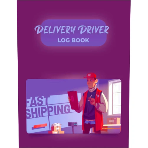 By Med Trackers (Author) Delivery Driver Logbook: Keep a Detailed Record of all Deliveries | Delivery activety book