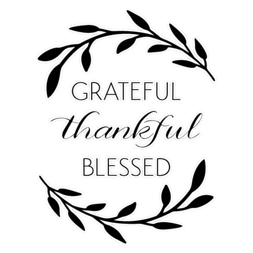 SMJ Designs Grateful Thankful Blessed Sticker Vinyl Waterproof Sticker Decal Car Laptop Wall Window Bumper Sticker 5
