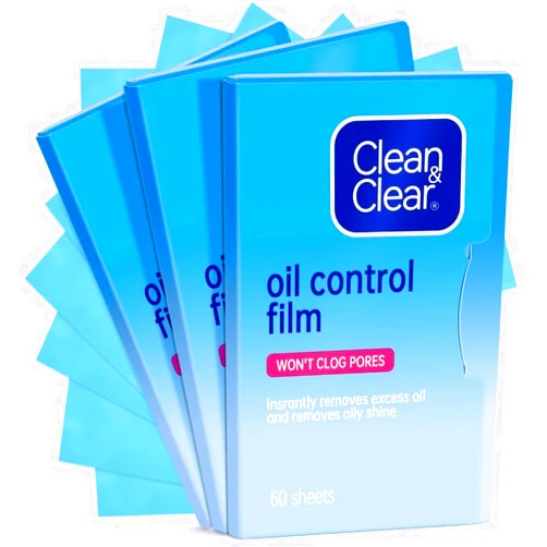Beauty Kate Premium Oil Control Film,Same Series with Clean&Clear Oil Absorbing Sheets,180Sheets/3Pack Larger Oil Blotting Sheets for Face,Makeup Friendly High-performance Handy Face Blotting Paper for Oily Skin