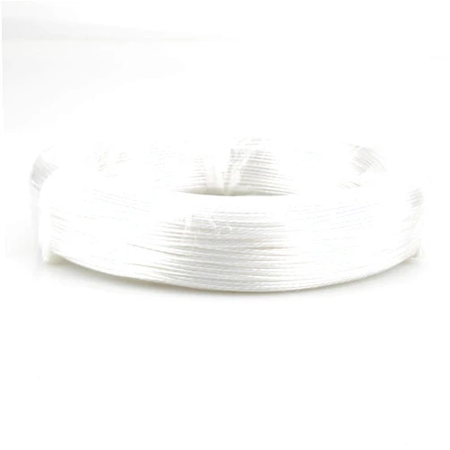 FJHKOI 5m High Purity Silver Plated 6N OCC Wire Copper Cable For Hifi Audio DIY Amplifier Headphone Speaker cable (Color : 0.3MM square)