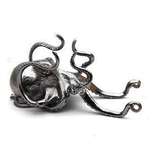 Kopida Cell Phone Stand, Creative Metal Octopus Shape Mobile Phone Holder Lazy Mobile Phone Stand for Car Ornaments Home Office Decorations