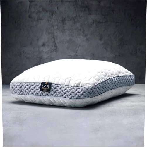 LUXOME LAYR Adjustable Firmness & Loft Pillow - Completely Customizable - Memory Foam - Cooling Cover - Standard/Queen