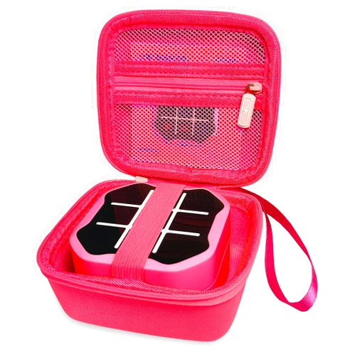 XEGIMOR Case for GiiKER Tic Tac Toe Bolt Game, Tic Tac Toe Bolt Game Case for GiiKER 3-in-1 Handheld Puzzle Game Console Carrier Accessories(Only Case) (Pink)