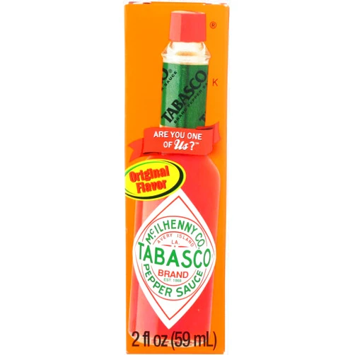 Tabasco Brand Pepper Sauce - 2 Ounce bottle (6 Pack) - Total 12 ounce