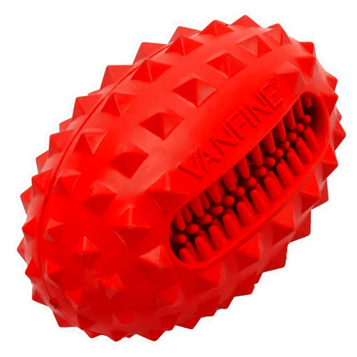 VANFINE Dog Toy, Squeaky, Indestructible, Tough, Durable Stick Chew Toy for Large Dogs, Puppies and Aggressive Chewers with Non-Toxic Natural Rubber (Medium/Large Dog, Football)