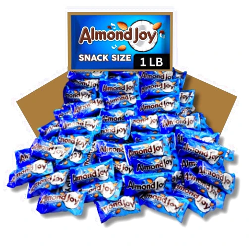 Sweetsome AlmondJoy Snack Size Chocolate Bars, Bulk Pack – Individually Wrapped - 1 Pound (Pack of 1)