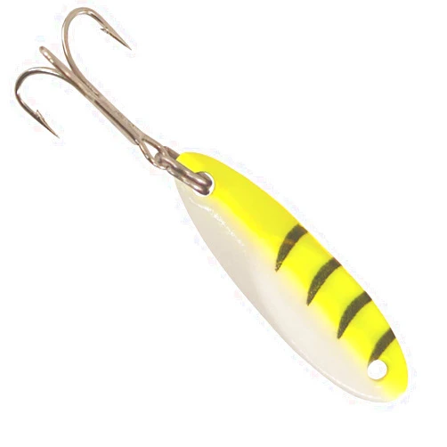 Acme Tackle Kastmaster Tiger Glow Artificial Fishing Bait, Gold Glow Chartreuse, 1/12 oz