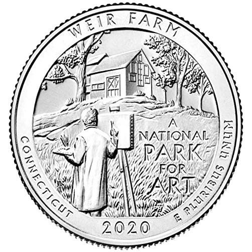2020 P Connecticut Weir Farm National Park Quarter US Mint Uncirculated