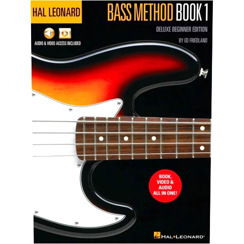 By Ed Friedland (Author) Hal Leonard Bass Method Book 1 - Deluxe Beginner Edition with Access to Audio Examples and Video Lessons Online by Ed Friedland