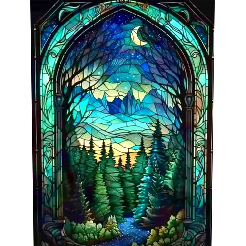 CheerHP Diamond Painting Kits for Adults, DIY Paint by Numbers Beginner, Full Drill Diamond Dots Paintings Picture Arts Craft for Home Wall Art Decor (Moon)