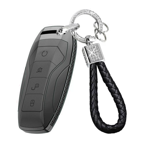 Ysbxitu Key Fob Cover Compatible with BYD Song DM-i Plus Pro Max ATTO3 Qin Don Han E-Seed,key sleeve,key holder,key fob sheel