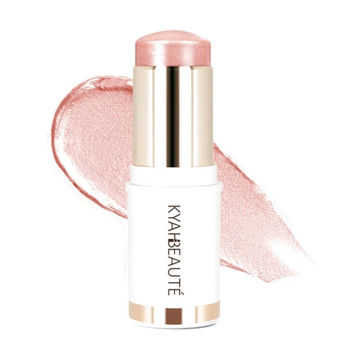 MYMERRY Dewy Highlighter Makeup, Highlighter Makeup Stick for Face and Body, Radiant & Shimmer Glow, Buildable Color for All Day | Vegan & Cruelty-Free | Rose Bronze Gold 15g/0.53fl.Oz