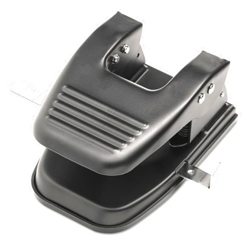 Always23 Heavy Duty 2-Hole Punch, 30-Sheet Two-Hole Punch,Padded Handle, Black,