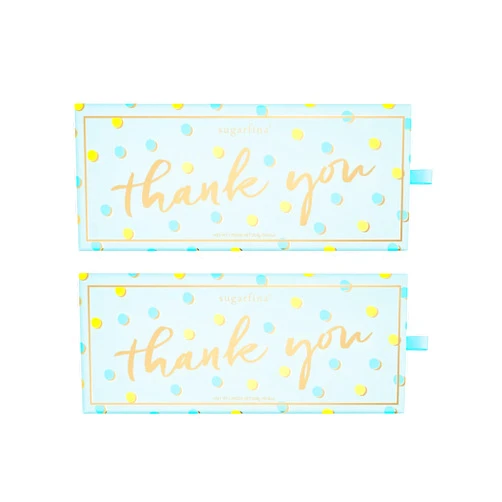 Sugarfina Thank You 3 Piece Candy Bento Box | Gummy Candy | Sour Candy, 2.5oz Candy Cubes, Pack of 2