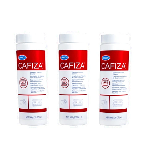 Urnex Cafiza Professional Espresso Machine Cleaning Powder 566 Grams - 3 Pack 3 60oz