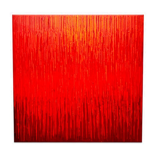 Winpeak Art Handmade Textured Red Abstract Canvas Wall Art Hand Painted Modern Square Oil Painting for Wall Home Office Decor