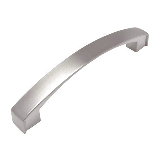 Cosmas 10 Pack - Cosmas 616-128SN Satin Nickel Modern Cabinet Hardware Arch Handle Pull - 5