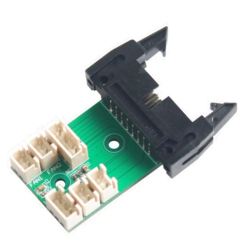 FYSETC 3D Printer Anycubiic Kobra2 Accessory - Hotend Adapter Board Replacement - Hot End Nozzle Breakout Module: Connection of Heater Cartridge Thermistor Fan Levelling Extruder Motor Part
