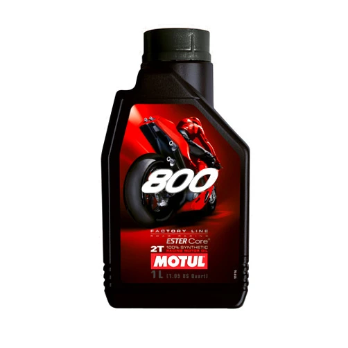 Motul 800-2t Road 100% Synthetic Premix 1-Liter