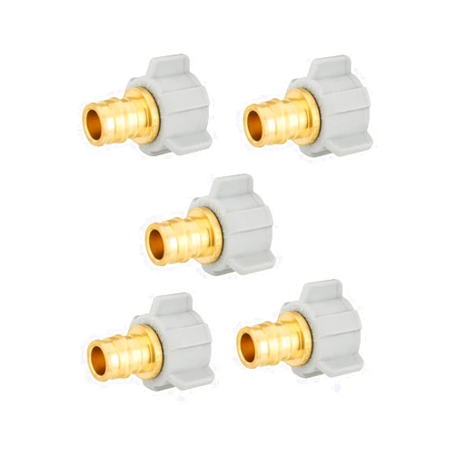 EFIELD 5-Pack EFIELD Pex-A Expansion Full Flow Brass Fittings 1/2