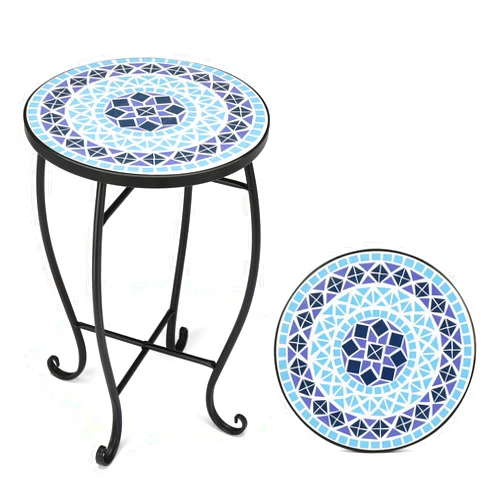 VINGLI Mosaic Accent Table, 14
