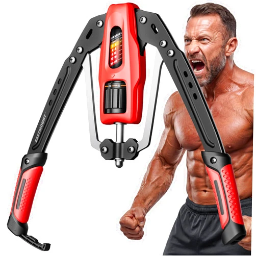 EAST MOUNT Twister Arm Exerciser, Adjustable Hydraulic Resistance 22–440 lbs, Arm Chest & Shoulder Strength Trainer for Home Workouts, Upper Body Muscle Builder, Fitness Training Equipment