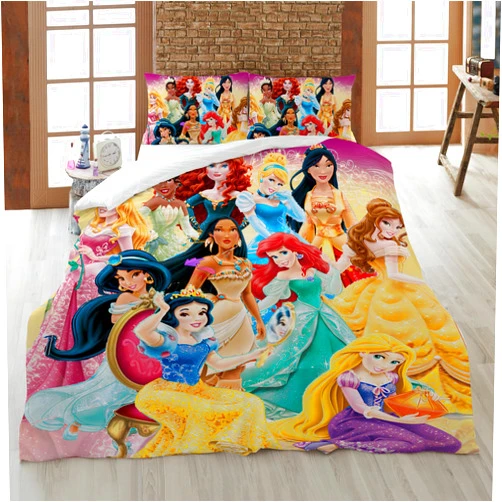 Generic Cartoon Bedding Sets Lightweight 3 Pieces Comforter Cover Sets with 1 Duvet Cover and 2 Pillow Pillowcases (Full)