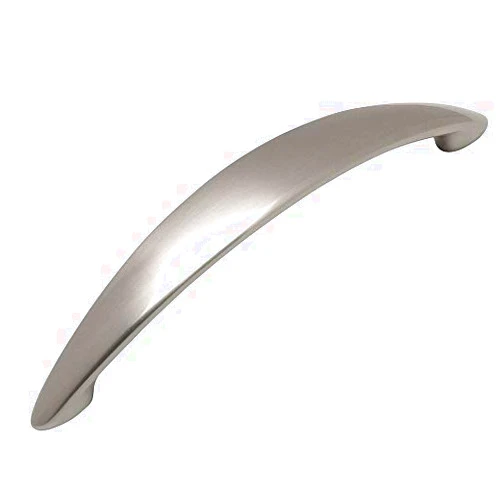 Cosmas 10 Pack - Cosmas 6003-128SN Satin Nickel Modern Cabinet Hardware Handle Pull - 5