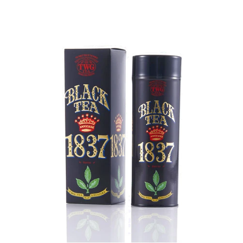 TWG Tea | 1837 Black Tea | Black Tea | Fruits & Flowers | Haute Couture Tin, 100g | Gift Set