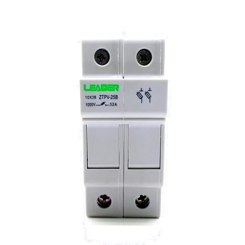 HALONE 20sets High Voltage 2p Solar PV Fuse Holder 1000V with PV Fuse 8A 10A 15A 20A 30A (AMP : 20A)