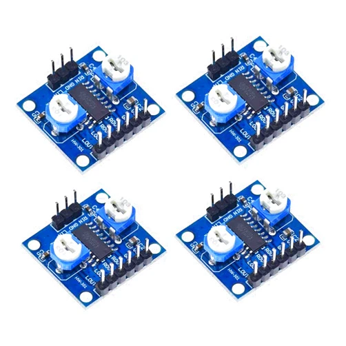 Rakstore 4PCS PAM8406 Digital Amplifier Board with Volume Potentiometer 5Wx2 Stereo