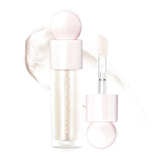 MEICOLY Liquid Highlighter,Long Lasting Liquid Luminizer Shimmer Stick,Waterproof Smooth Highlight Face Illuminator,Silky Natural Glow Makeup Sparkly Highlighters for Face,01 Enlighten