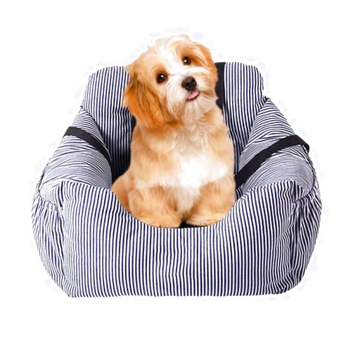 BCOCHAO Dog Car Seat Booster Seat Pet Travel Safety Car Seat Pet Booster Seats Dog Car Bed for Car with Storage Pocket (Blue-Dog Seats)