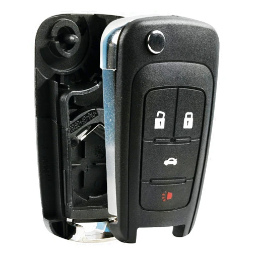 USARemote Key Fob Keyless Entry Remote Flip Shell Case & Pad fits Buick, Chevy, GMC