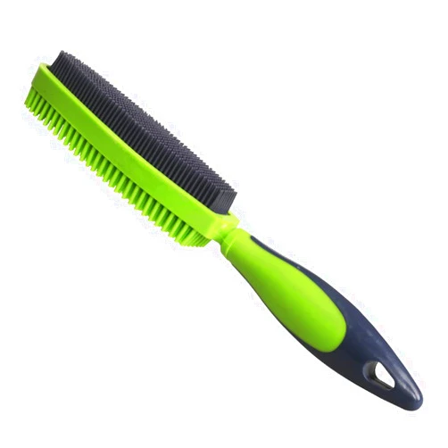 Godiyyer Rubber Pet Hair Removal Brush for Couch Clothes Dog Cat Pet Hair Carpet, Also Used as Dog Cat Bath Brush with Massage Effect