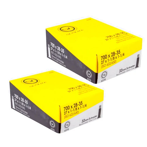 Street Fit 360 Bicycle Tube, 700 x 28-35 (27 x 1-1/8-1-1/4) 32mm Schrader Valve