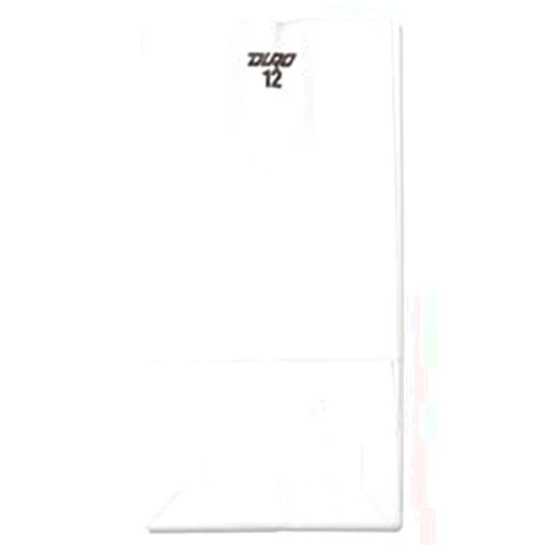 SmileMore Duro Hilex 81004 Paper Flat-Bottom Grocery Bag, 12-lb Capacity, 7-1/16' Length x 4-1/2' Width x 13-3/4' Height...