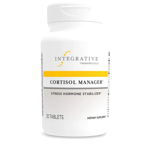 Integrative Therapeutics - Cortisol Manager - Supplement with Ashwagandha and L-Theanine - Supports Relaxation & Calm to Support Restful Sleep* - 30 Tablets
