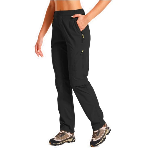 Toomett Women's Hiking Pants Convertible Quick Dry Stretch Lightweight Zip-Off Outdoor Fishing Travel Safari Pants